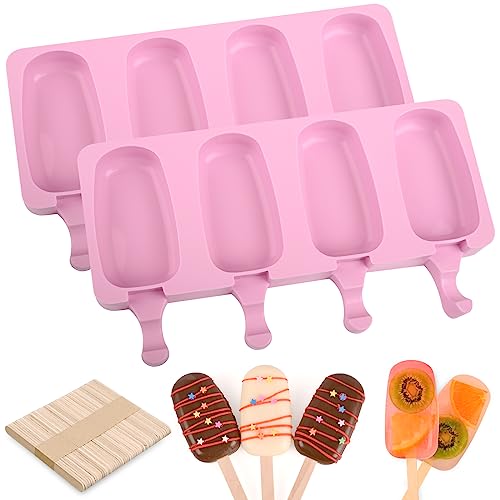 WMKGG Popsicle Silicone Molds Set, 2 PCS Ice for Daily Use